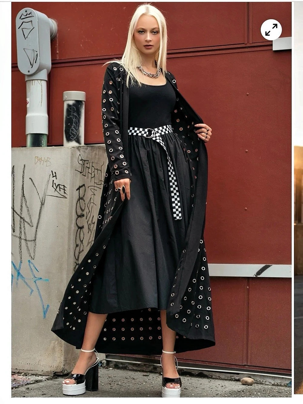 KATE HEWKO Rivet Cardigan BNWT